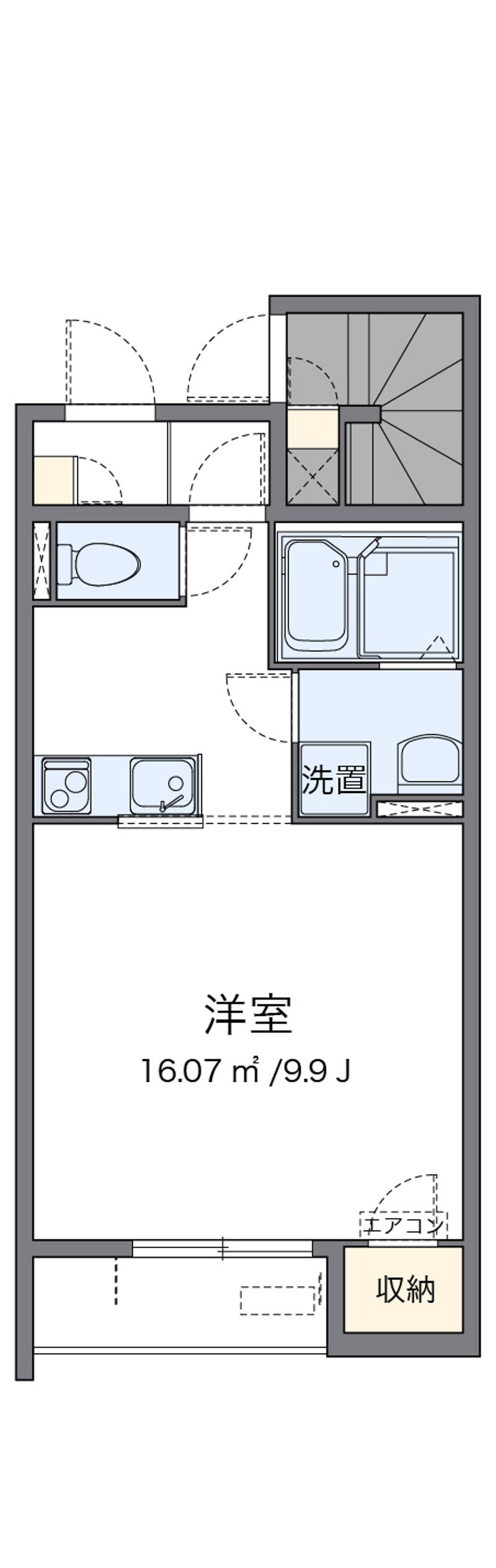 クレイノ姫路玉手Ⅱ 間取り