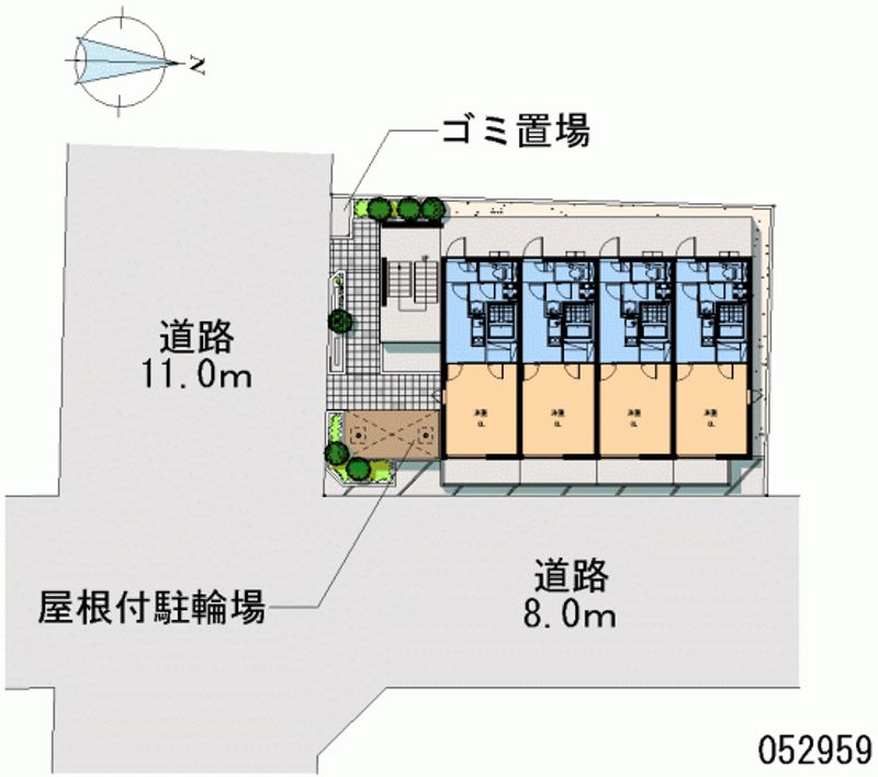 レオネクストＭＩＹＡＭＡ 区画図