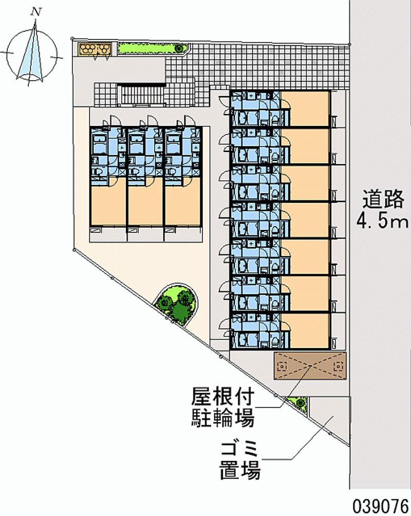 レオパレス川崎港町 区画図
