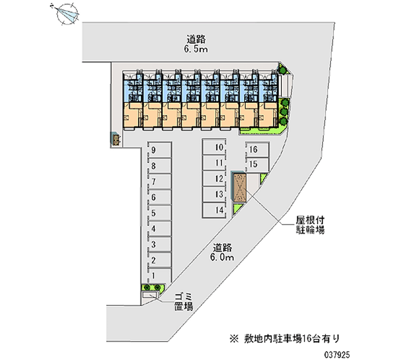 レオパレス関船 月極駐車場