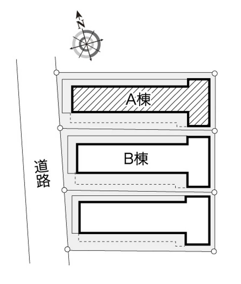 レオパレス大宮第１ 配置図