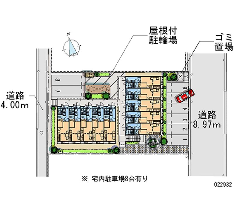 レオパレス翔 月極駐車場