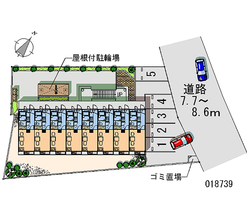 レオパレスストーンリバー 月極駐車場