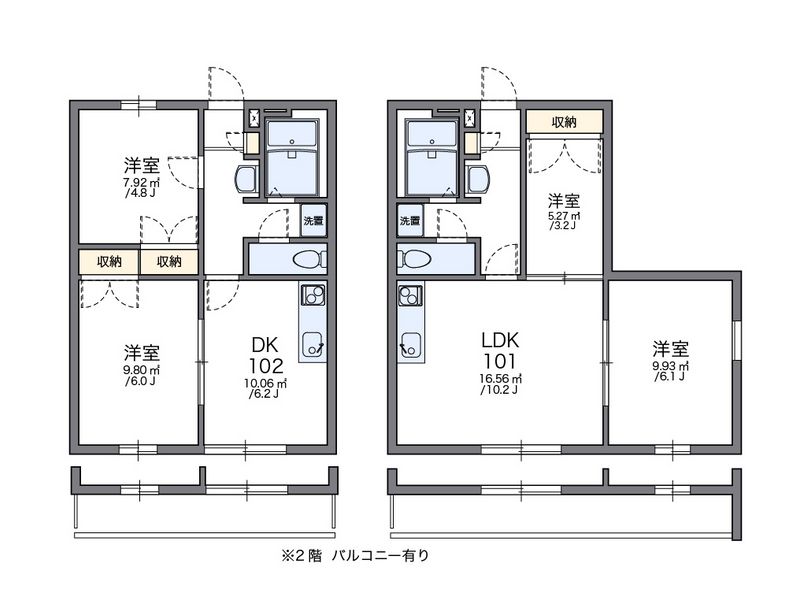 レオパレス西宮北Ａ 間取り