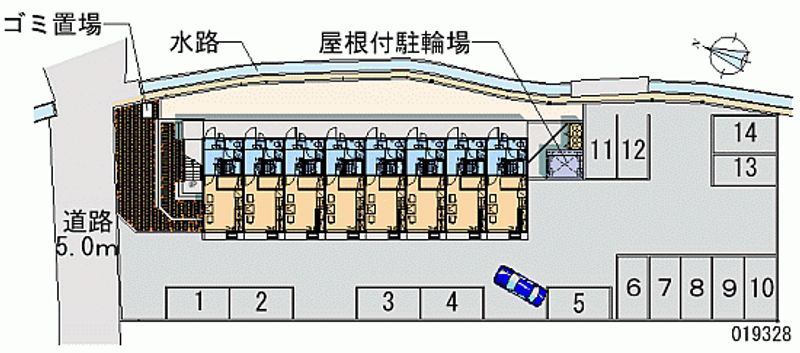 レオパレス城南 月極駐車場