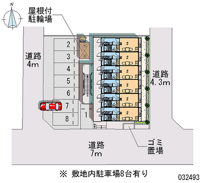 32493 Monthly parking lot