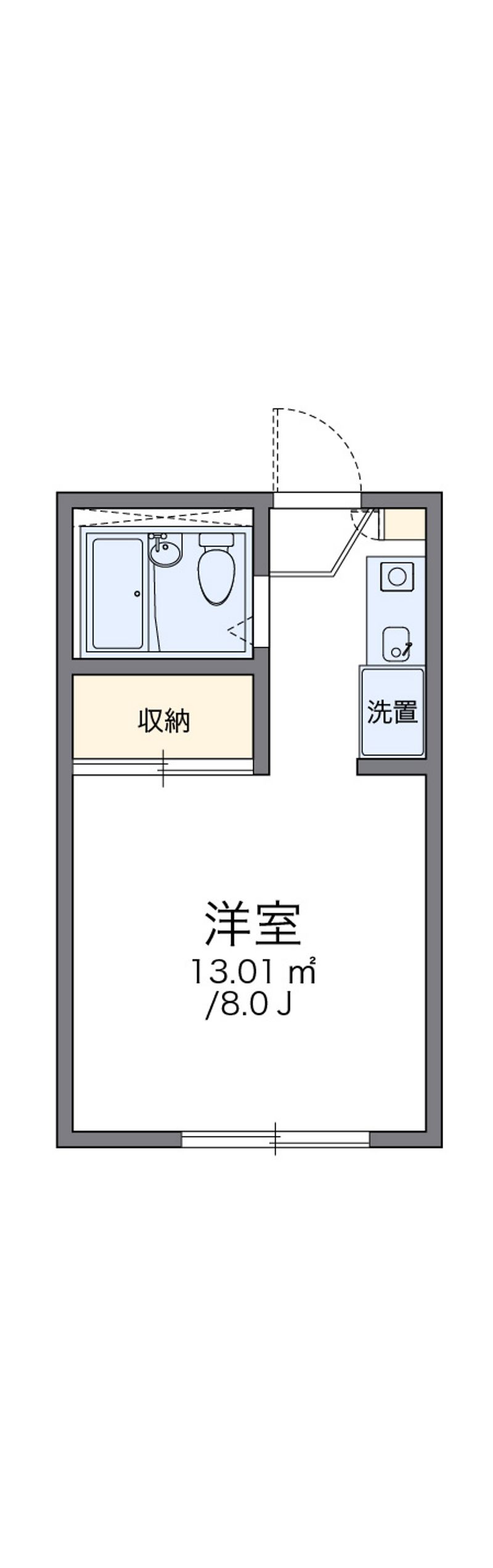 レオパレス湘南バード 間取図