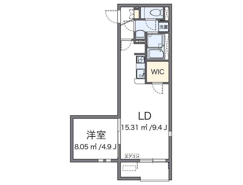 レオネクストポムールⅤ 間取図