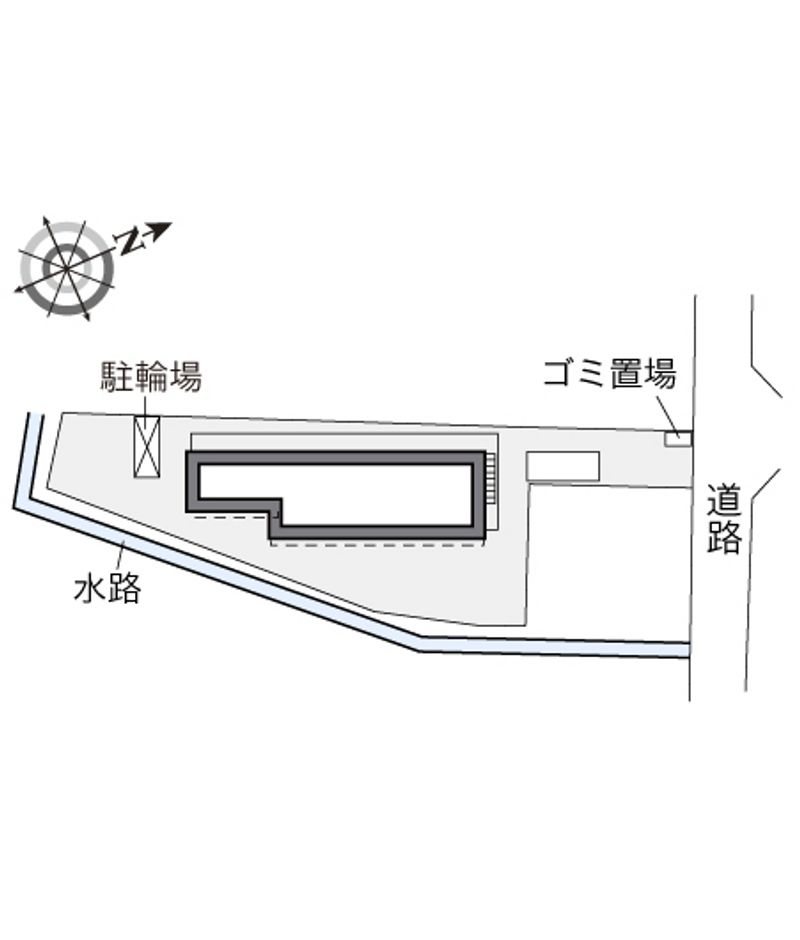 レオパレスＣＯＵＲＴ　ＤＯＬＬ 配置図