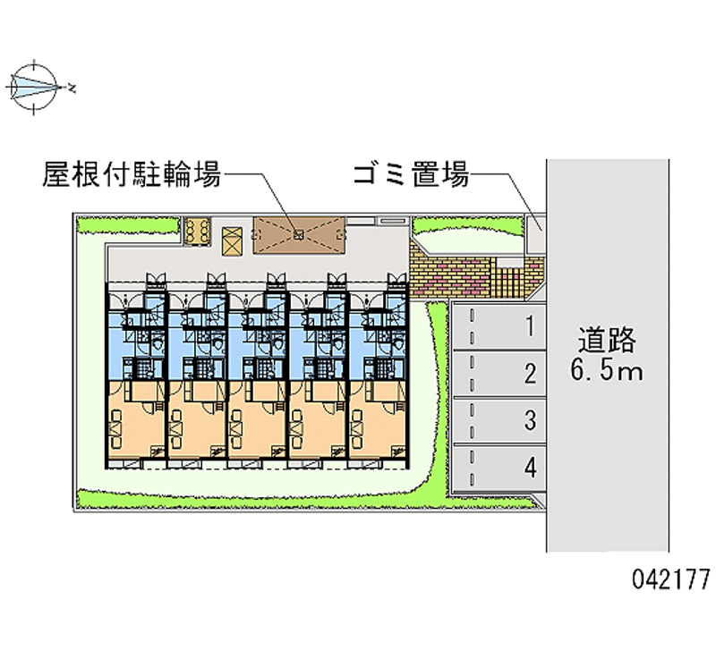 レオネクスト元植田Ｅａｓｔ 区画図