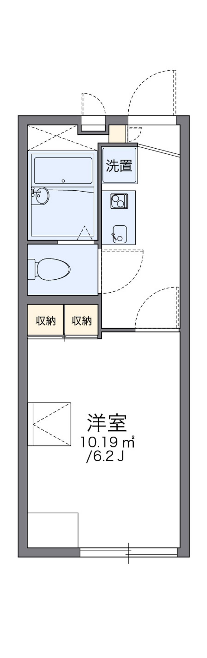 レオパレスル　コントワールⅤ 間取図