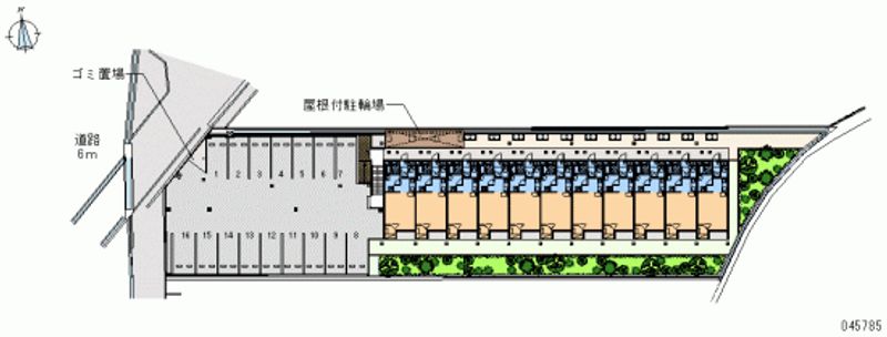 45785月租停車場