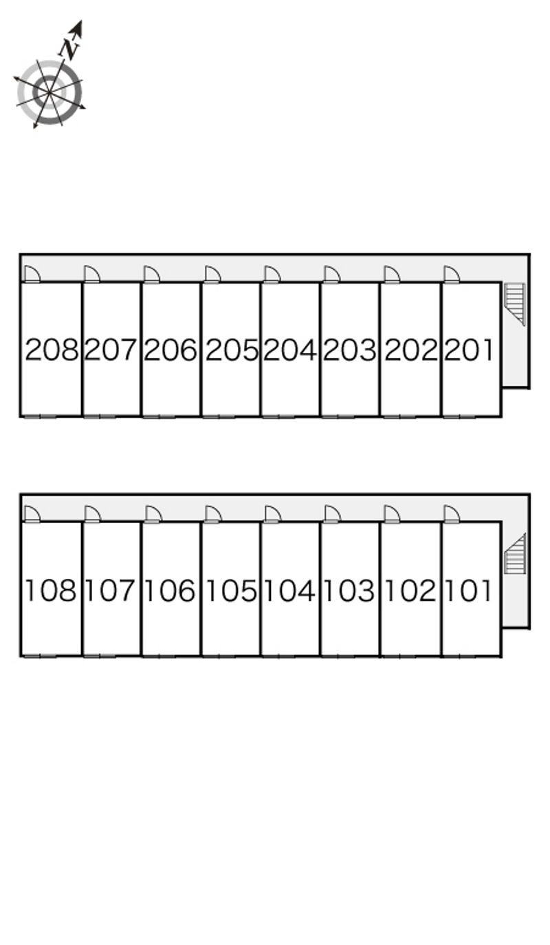 レオパレスアマーレ　サッポロⅢ 間取り配置図