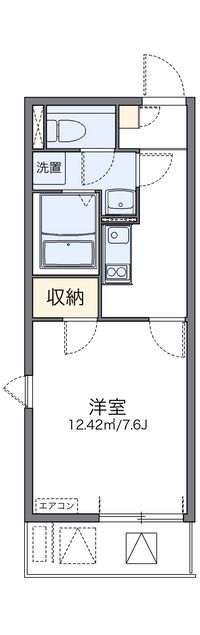 レオネクストＮａｋａｊｙｕ 間取り図