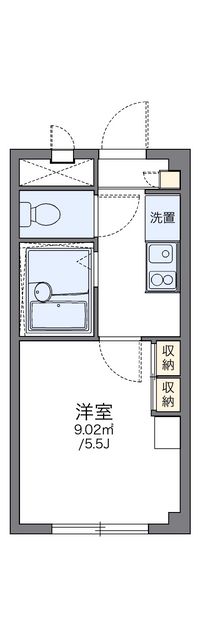 レオパレスアサマ 間取り図