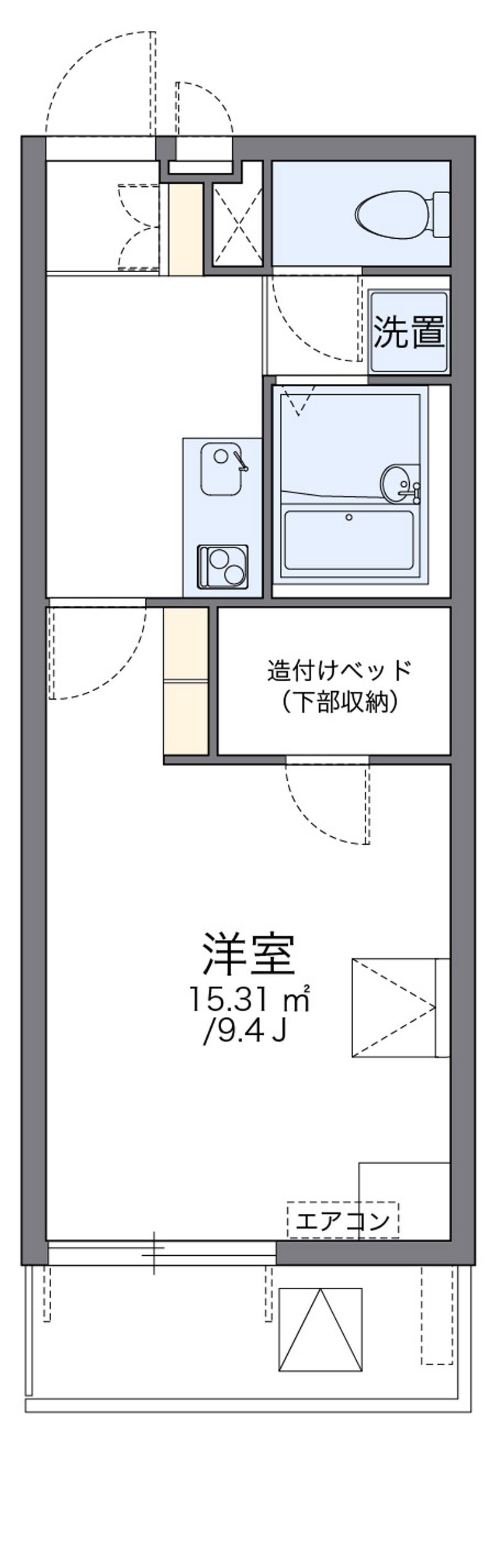 leopalace Taishido Floor plan