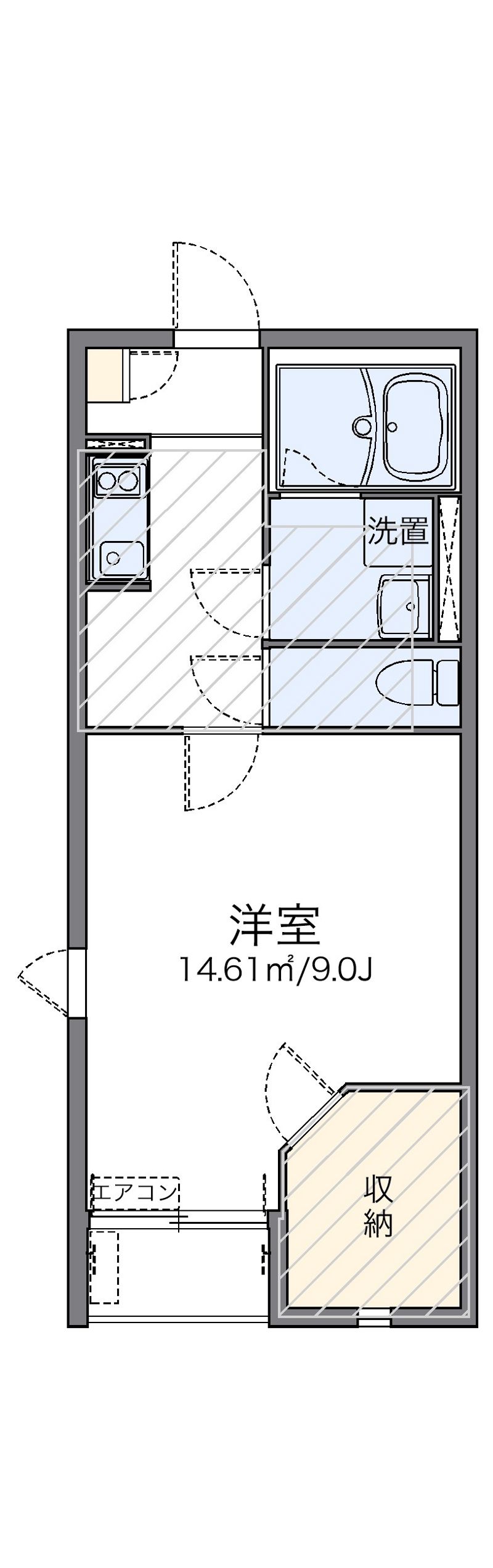 レオネクスト長尾元町Ⅲ 間取図
