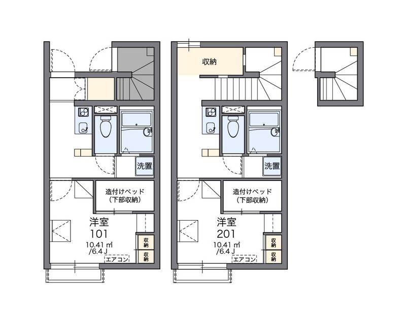 レオパレスれお 間取図