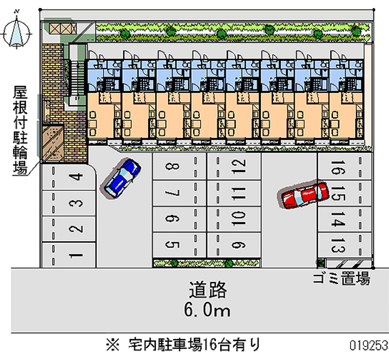 19253 Monthly parking lot