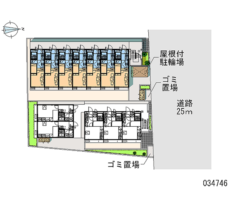レオパレス川崎大師 区画図