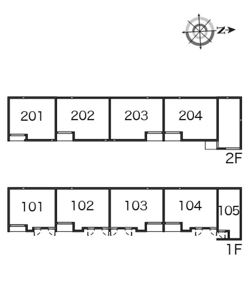 レオネクストマインジマー敷島 間取り配置図