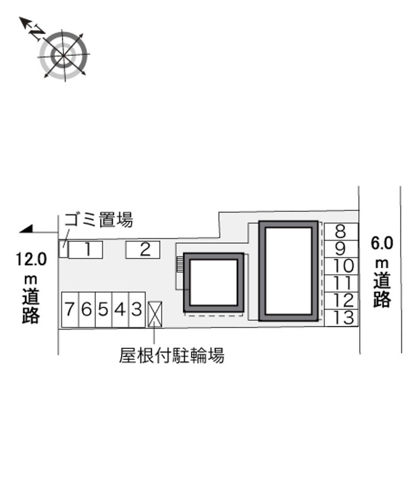 レオパレスアベニール 配置図