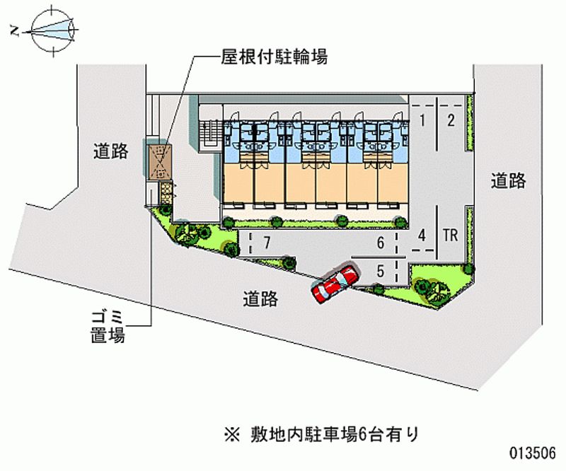 13506 Monthly parking lot