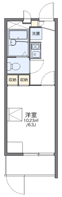 レオパレスクレール都島 間取り図