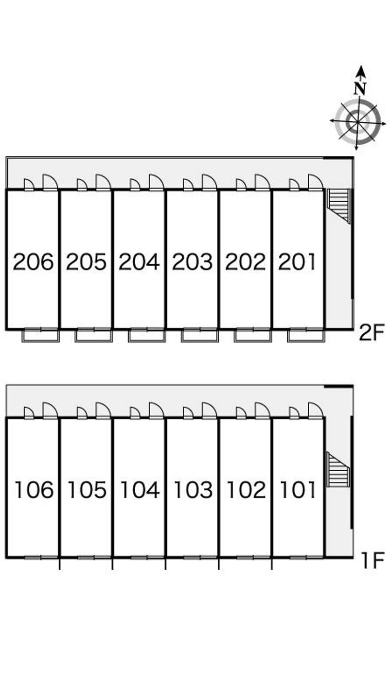 レオパレスＲＩＴＺ 間取配置図