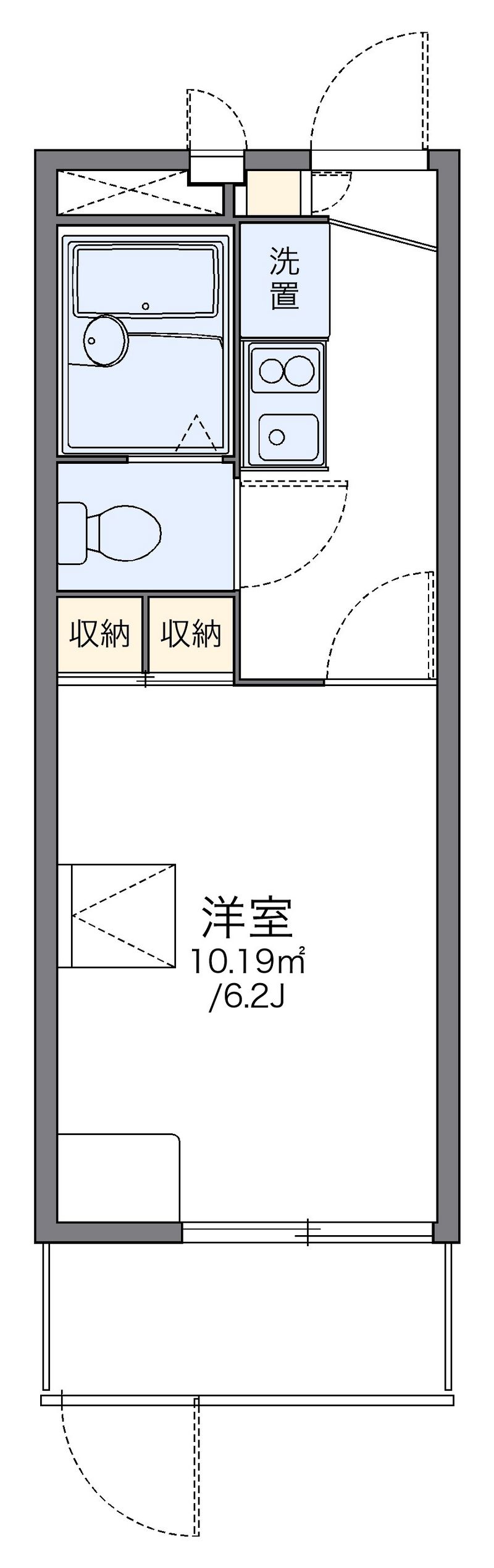 レオパレスれもんの木 間取り