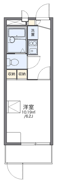 レオパレスれもんの木 間取り図