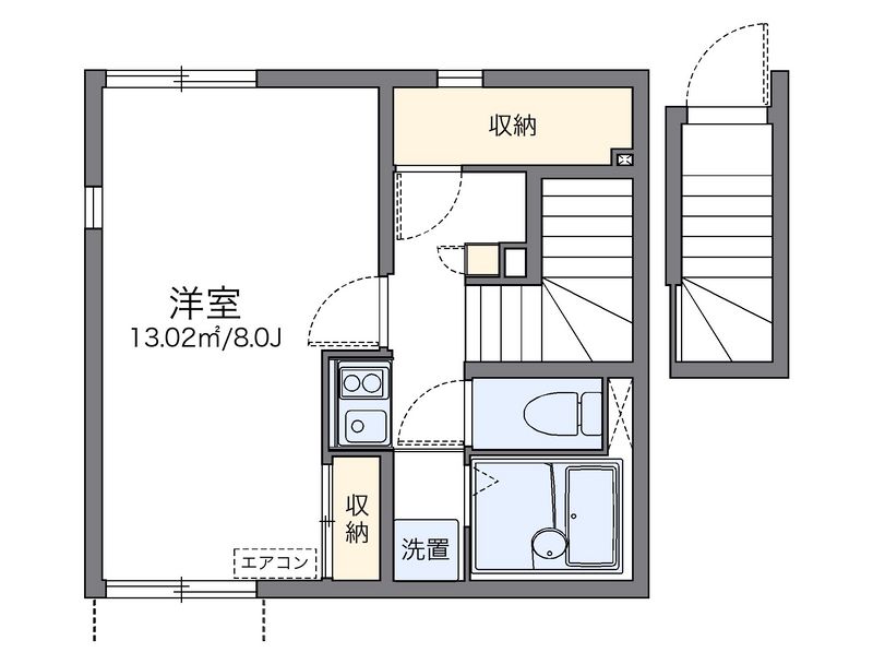 レオネクストパラシオン丸山 間取図