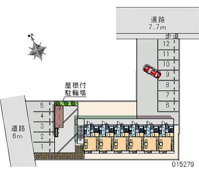 15279 Monthly parking lot