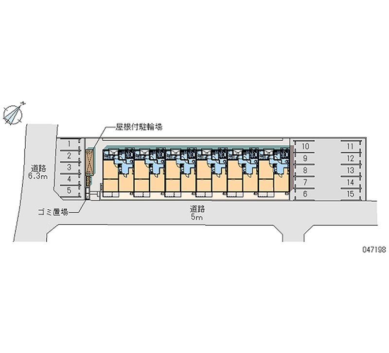 レオパレスサン 月極駐車場