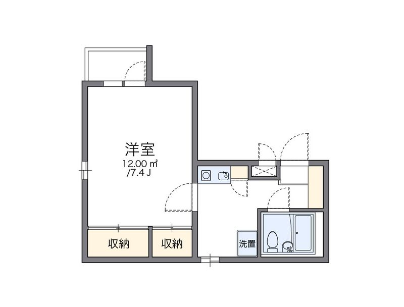 レオパレスＲＸ早稲田第２ 間取図
