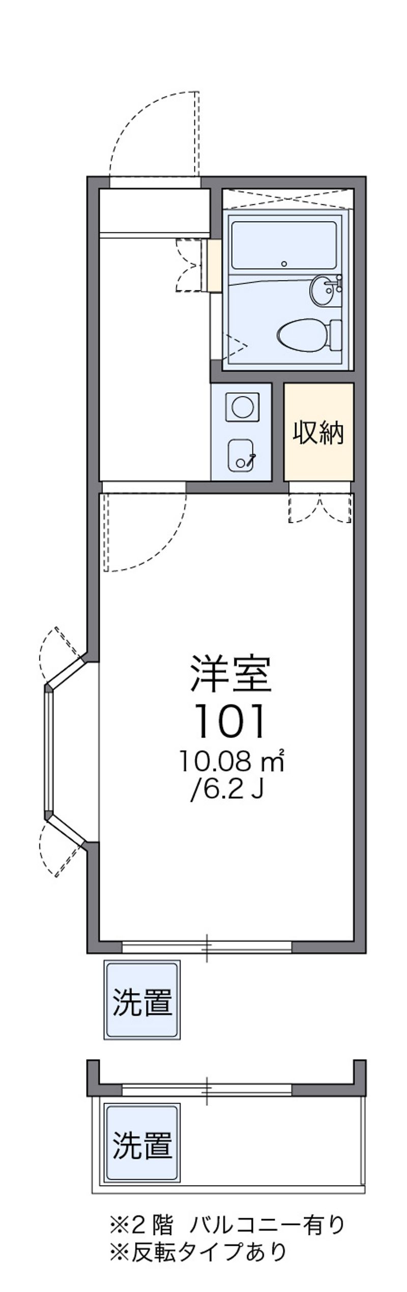 レオパレス赤羽Ｐａｒｔ１ 間取図