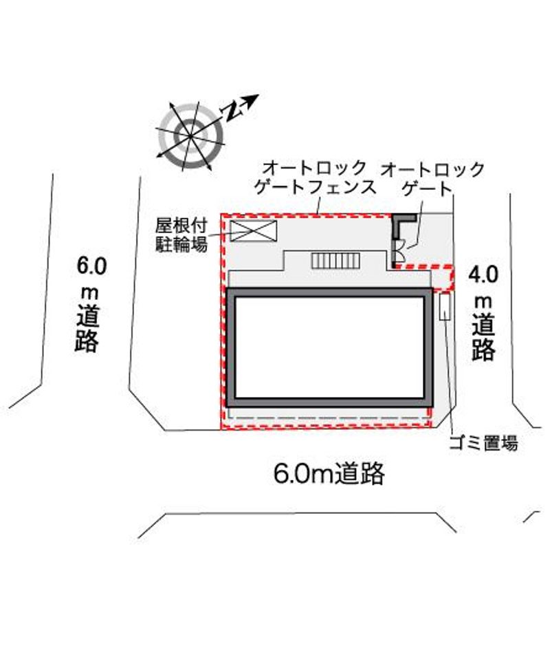 レオパレスマ　メゾンウメジマ 配置図