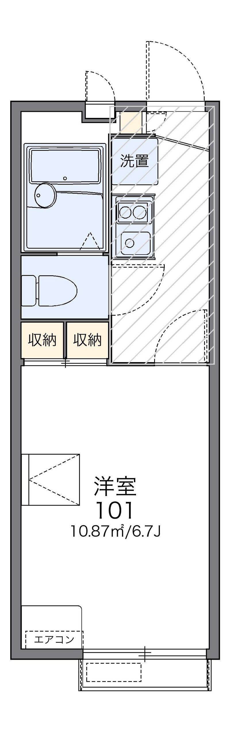 レオパレスＫ＆Ｈ 間取図