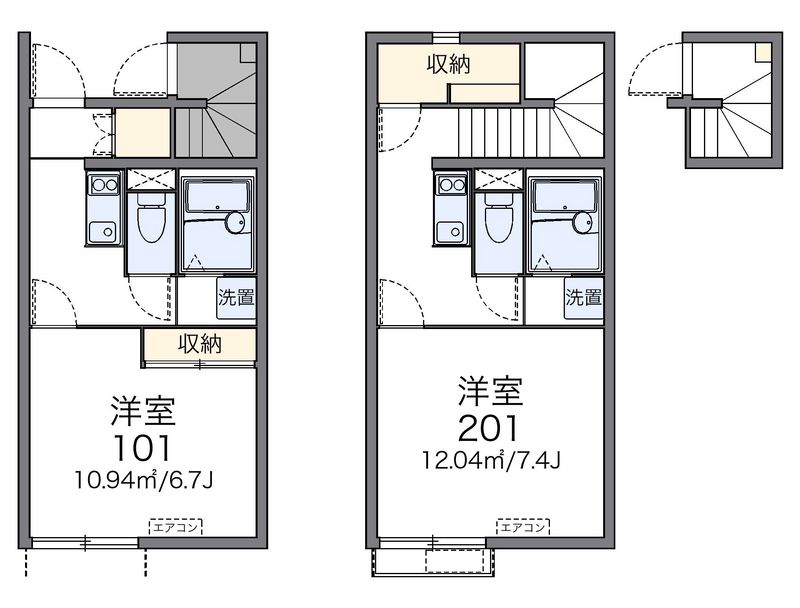レオネクストＮＡ 間取図