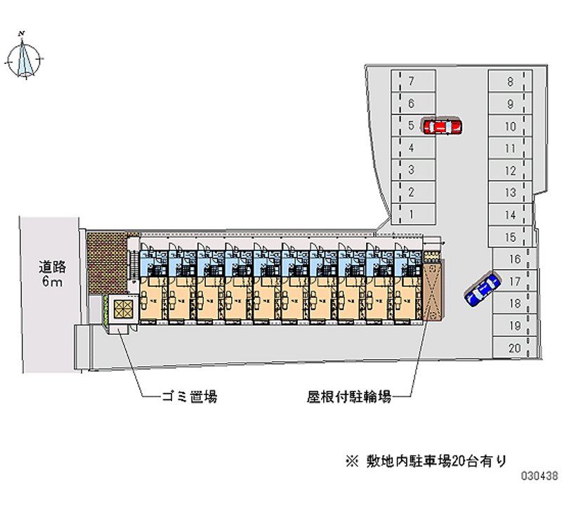 レオパレス院庄 月極駐車場