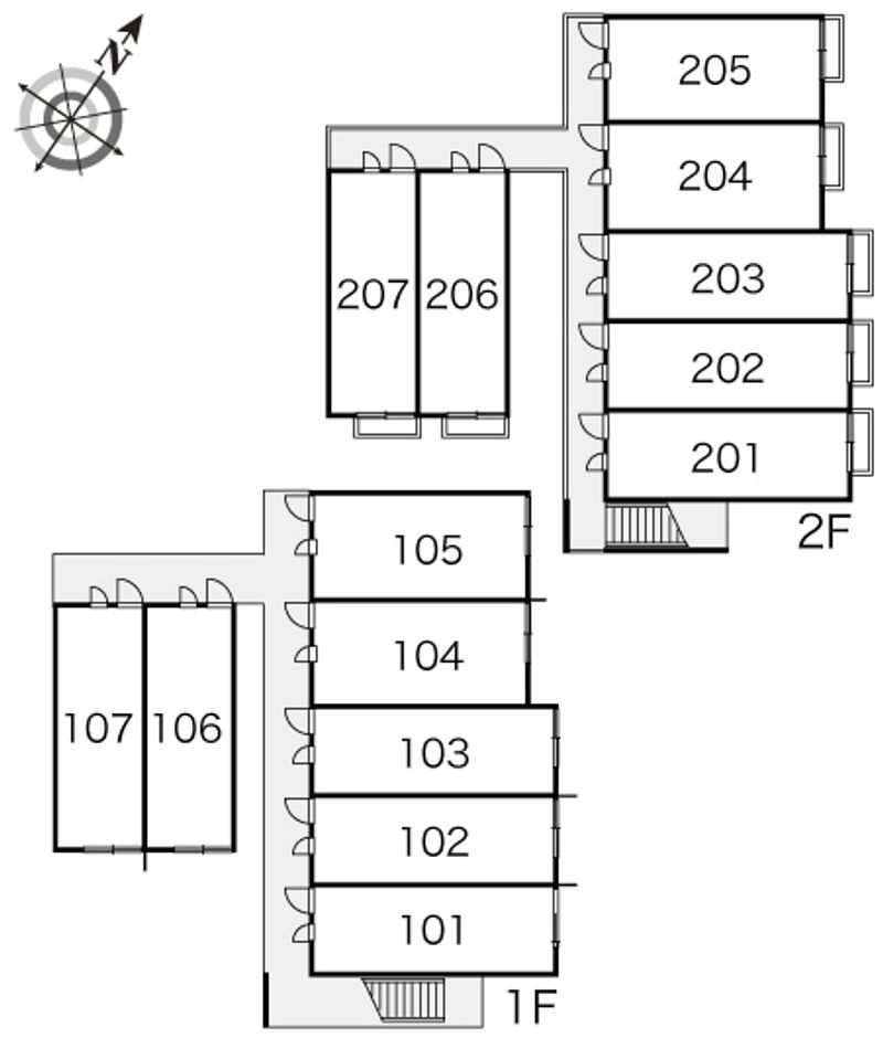 レオパレスレジェンス 間取配置図