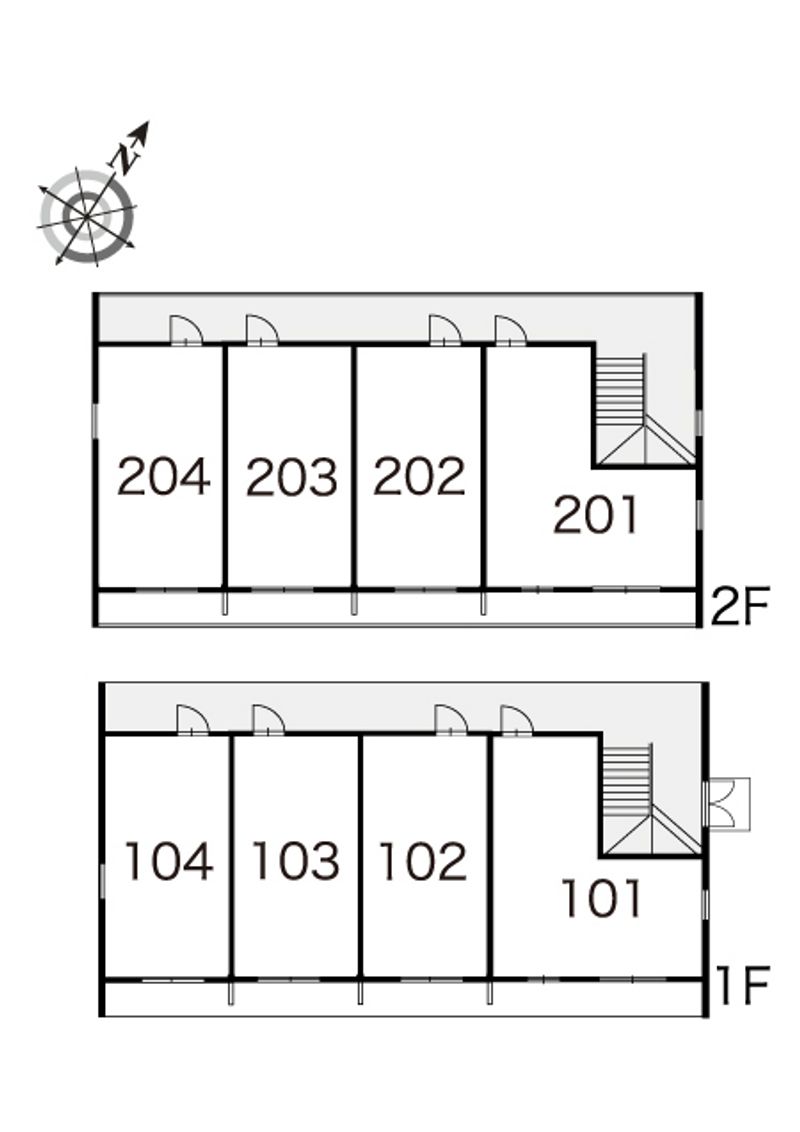 レオパレスソフィア 間取配置図