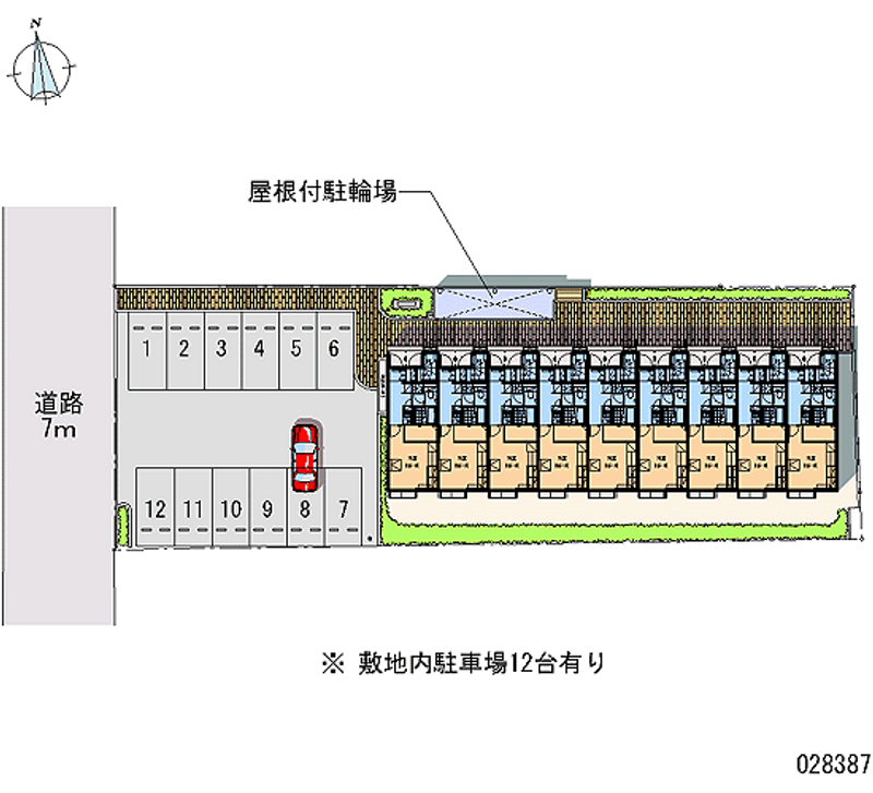 28387月租停車場