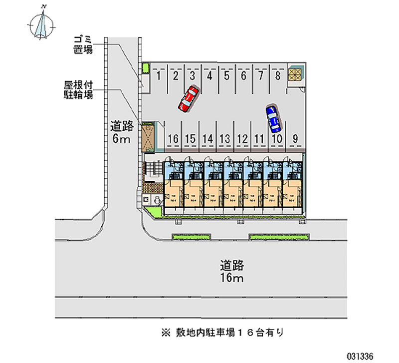 レオパレス出雲駅南 月極駐車場