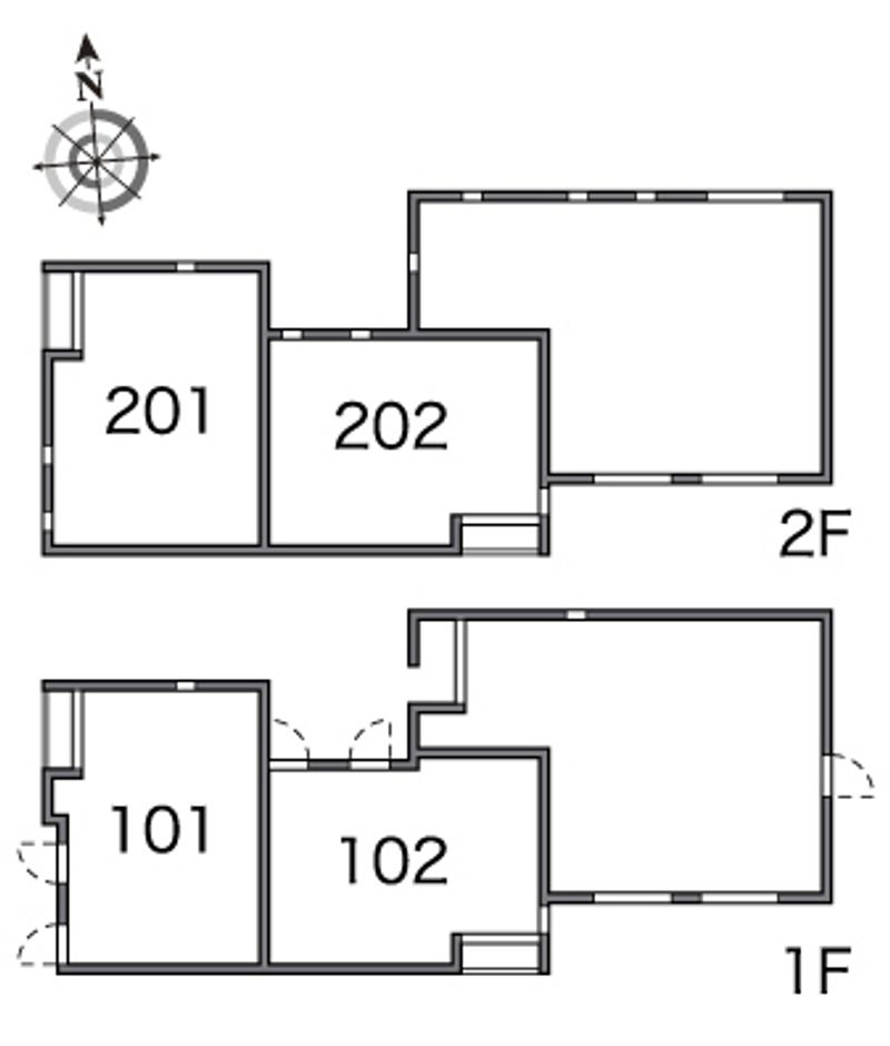 レオネクストエーリラフトリー 間取配置図