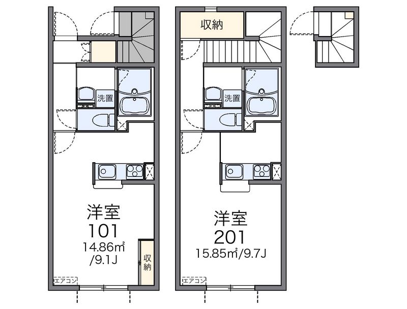レオネクストクラーク館 間取図