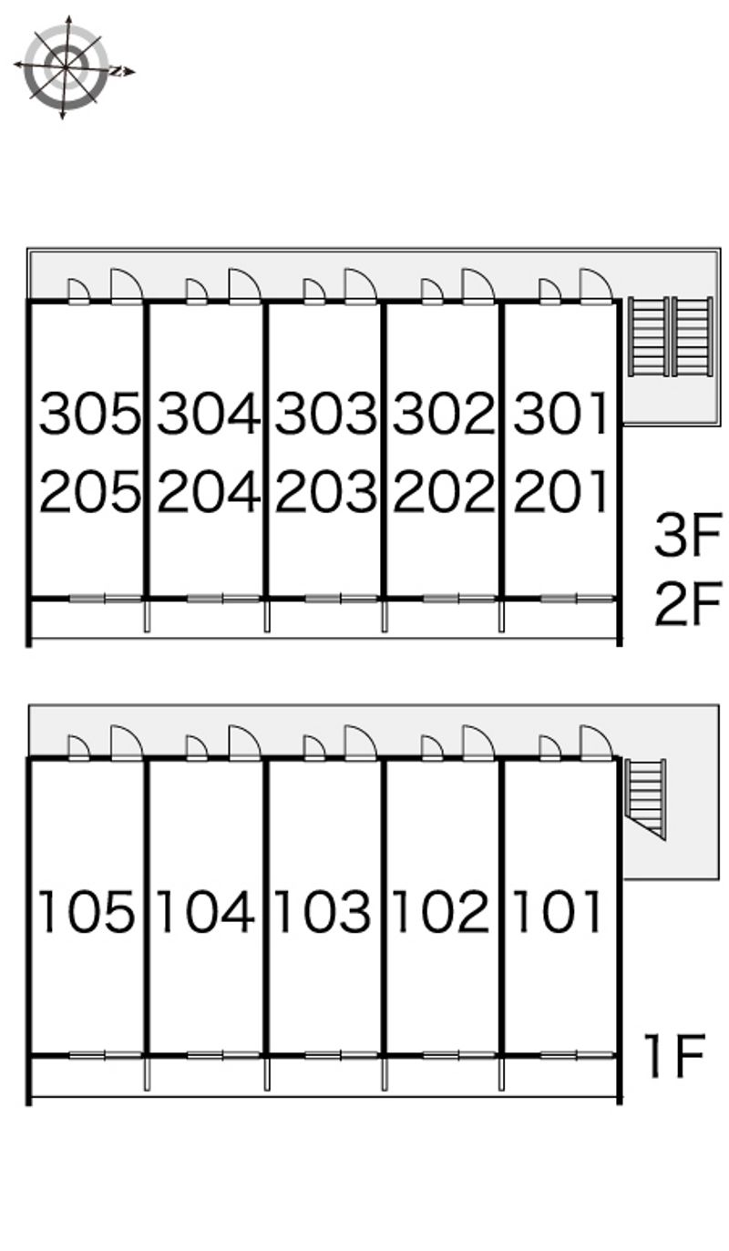 leopalace Hikawadai Sakura Garden Bản vẽ sơ đồ bố trí nhà