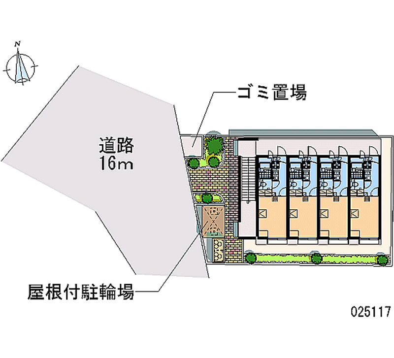レオパレス柳原 区画図