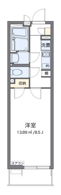 クレイノリーブル 間取り図