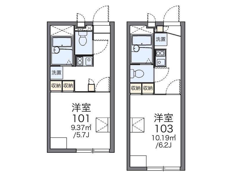 レオパレスＨＩＮＯ 間取図